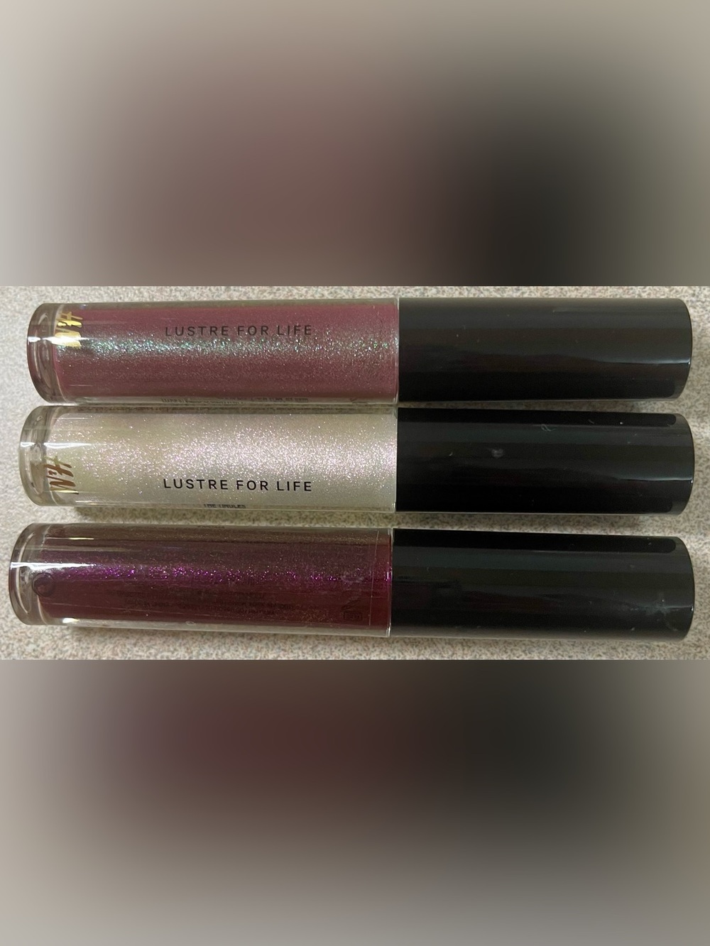 H&M Lustre For Life Lip Gloss Set | 3 Shimmer Glosses